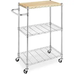 WHITMOR - Carrito de Cocina y Microondas