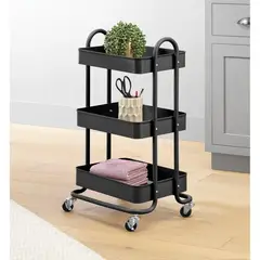 WHITMOR - Carrito de Metal con 3 Lazos
