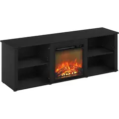 FURINNO - Soporte Clásico de Tv de 70" Con Chimenea