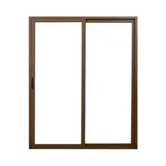 HOLZTEK - Ventana Aluminio Serie 1500 120x120cm Acabado Madera