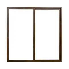 HOLZTEK - Ventana Aluminio Serie 1500 100x100cm Acabado Madera