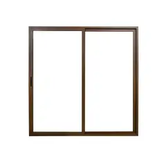 HOLZTEK - Ventana Aluminio Serie 1500 120x120cm Acabado Madera