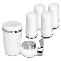 CHEF MASTER - Filtro de Agua para Grifo 7 Niveles Filtrado + 4 Repuestos