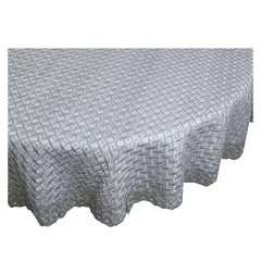 HOMETEX - Mantel Guipiur 6210 Redondo Gris