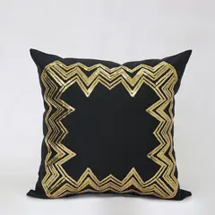 HOMETEX - Cojín Kalika Negro