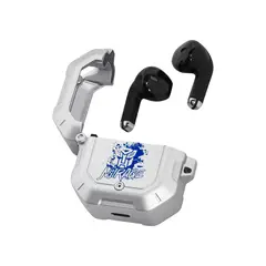 TRANSFORMERS - Audífonos Tws Case Metálico Silver Licencia Trans
