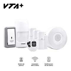 VTA PLUS - Kit de Seguridad Inteligente Con Alarma y Sensores