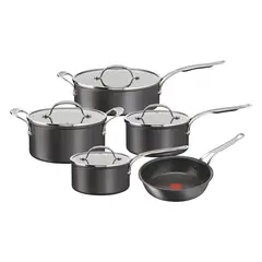 TEFAL - Juego de Ollas / Batería de Cocina 9 Piezas T-Fal Antiadherente Jamie Oliver