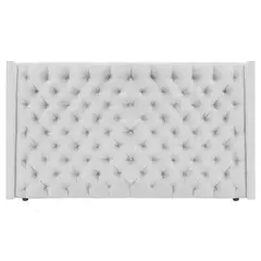 MAGIC CLASS - Cabecero Queen 160X150 Midnight Blanco Microfibra