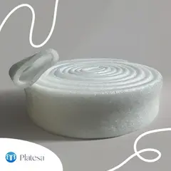 PLATESA - Ducto Corbata Rollo X 250 m Ancho Interno 26.5 mm X 3 mm