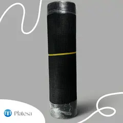 PLATESA - Malla Reja 7 mm X 7 mm H100 cm Rollo 3 m Negra