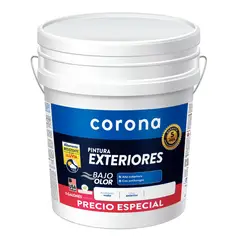CORONA - Pintura Exterior Blanco Promoción 5 Galones