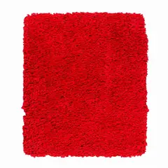 GENERICO - Tapete Pie De Cama 60 X 110 Cm Rojo Coralred60X