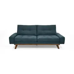 HOGAR VENECIA - Sofá Cama Reclinable Suiza 81x200x108 Indigo
