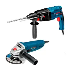 BOSCH - Taladro Rotomartillo Sds-Plus 800w+ Pulidora 4-1/2 Pulgada 850w M14