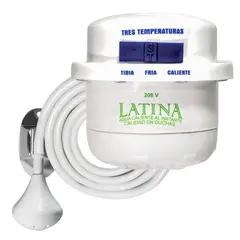 DUCHAS LATINA - Ducha 3 Temperaturas Valerian Con Manguera 208V
