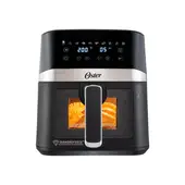 OSTER - Freidora de Aire Digital con Recubrimiento DiamondForce, Ventana y Luz Interna, 4 Litros de Capacidad, con 10 Programas Automáticos
