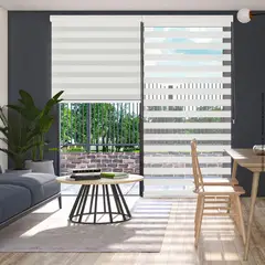 NOVELTY HOME - Cortina Elegance Blanco 80X180 Cm