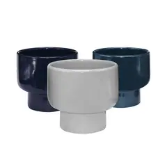 DISTRI ABC - Matera Cerámica Lisa Copa 14x13 cm Colores Surtidos