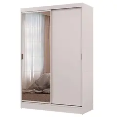 MADESA - Closet Max 2 Puertas Corredizas con Espejos Blanco