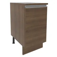 MADESA - Mueble de Cocina Bajo 1 Puerta Glamy 40 cm Marrón