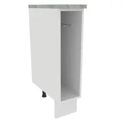 MADESA - Mueble de Cocina Portapaños 20 cm Glamy y Agata Blanco