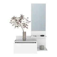 RTA DESIGN - Recibidor Flotante Vienna 1c 91x60x35 Rta Blanco