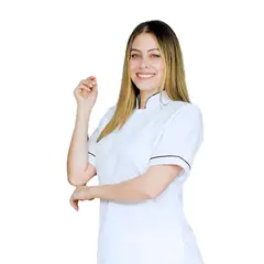 undefined - Camisa Antifluidos Cocina Blanca 101 Dama XS