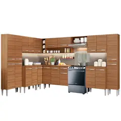 MADESA - Cocina Integral Emilly Big 5.10m Marrón 02