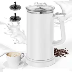 GENERICO - Espumador de Leche Eléctrico 4 En 1 Automático Blanco