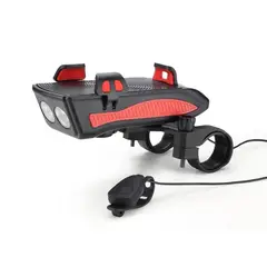 GENERAL - Linterna para Bicicleta con Soporte Celular Power Bank Pito