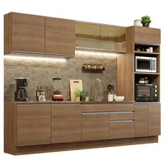 MADESA - Cocina Integral Glamy 3.10m Marrón 01