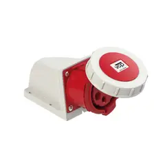 GENERICO - Toma Sobreponer 440V 3P+N+T IP44 Roja 16A VCP Tsp16/115-6