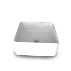 FRAKTAL - Lavamanos Cozumel Medium En Concreto Uhpc Color White