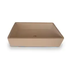 FRAKTAL - Lavamanos Cozumel Big En Concreto Uhpc Color Classic Brown