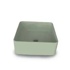 FRAKTAL - Lavamanos Cozumel Medium En Concreto Uhpc Color Fresh Green