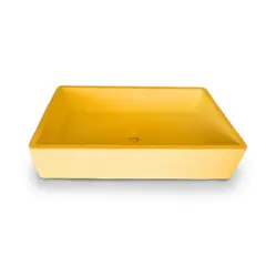 FRAKTAL - Lavamanos Cozumel Big En Concreto Uhpc Color Golden Light