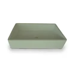FRAKTAL - Lavamanos Cozumel Big En Concreto Uhpc Color Fresh Green