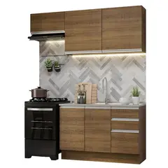 MADESA - Cocina Integral Glamy 1.80m Marrón 09
