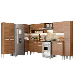 MADESA - Cocina Integral Emilly Live 5.10m Marrón 01