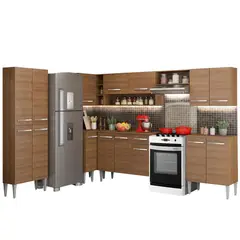 MADESA - Cocina Integral Emilly Moon 4.80m Marrón 01