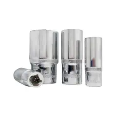 SUPERIOR - Juego de Copas 15 Piezas 6 Puntas Larga Cromo Vanadio 1/4" x 12 mm