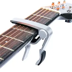 GENERICO - Capodastro para Guitarra Capo Traste Plateado Perduoutlet