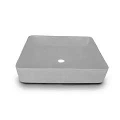 FRAKTAL - Lavamanos Margarita En Concreto Uhpc Color Concrete Grey