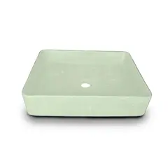 FRAKTAL - Lavamanos Margarita En Concreto Uhpc Color Fresh Green
