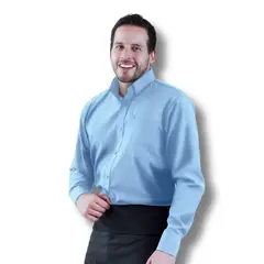 TOUCAN CHEF UNIFORMS - Camisa Oxford Azul 603 Hombre M