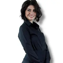 TOUCAN CHEF UNIFORMS - Camisa Oxford Negra 602 Dama S
