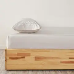 DISTRIHOGAR - Set Sábana+Fundas 400H 100% Alg Gray Sand Senci