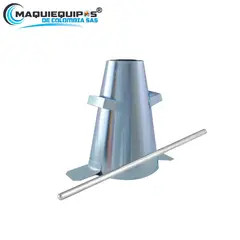MAQUIEQUIPOS - Cono Slump para Prueba de Concreto
