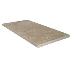 MEUP - Rompeolas Travertino Macadamia 30.5x61cm 2cm Esp Caja Por 1.22m